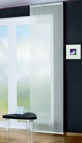 Flächenvorhang Uni Voile versch. Farben BxH 60x245cm